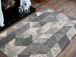 Sivý vzorovaný koberec Feel Rozmer: 200x290 cm