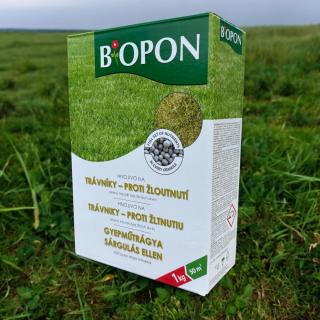 BOPON - HNOJIVO NA TRÁVNIK - PROTI ŽLTNUTIU (1 KG)