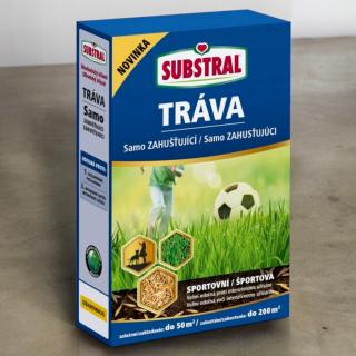 SUBSTRAL - ŠPORTOVÁ SAMOZAHUSŤUJÚCA  TRÁVNA ZMES (1 KG)