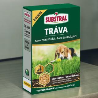 SUBSTRAL - UNIVERZÁLNA SAMOZAHUSŤUJÚCA TRÁVNA ZMES (1 KG)