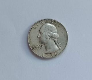 1/4 dollar 1964