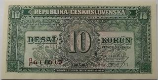 10 kčs 1945 RF