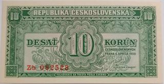 10 kčs 1945 Zb