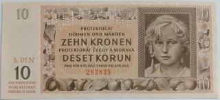 10 korún 1942 05N Neplatné