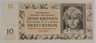 10 korún 1942 15N