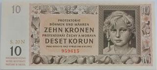 10 korún 1942 20N