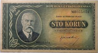 100 Kčs 1945 MH