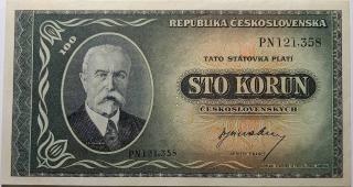 100 Kčs 1945 PN