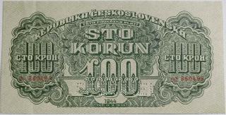 100 korún 1944 OC TÁTO - posun orezu