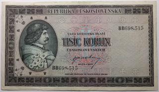 1000 kčs 1945 BB