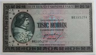 1000 kčs 1945 BE