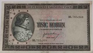 1000 kčs 1945 BL