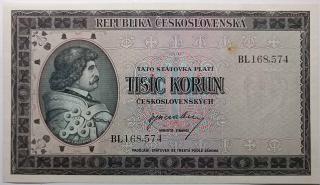 1000 kčs 1945 BL