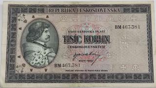 1000 kčs 1945 BM