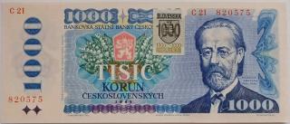 1000 Kčs 1985  C 21 SR kolok