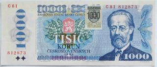 1000 Kčs 1985  C 81 SR kolok