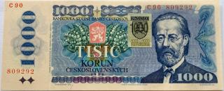 1000 Kčs 1985  C90 SR kolok