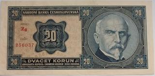 20 Kč 1926 Zg