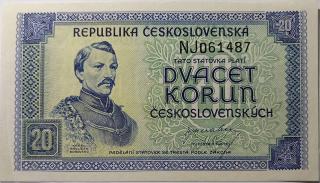 20 kčs 1945 NJ