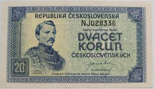 20 kčs 1945 NJ