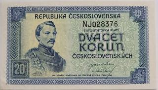 20 kčs 1945 NJ