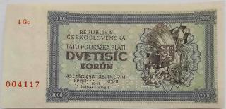 2000 korún 1945 4 go