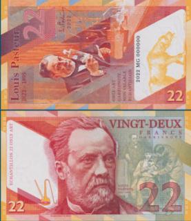 22 Francs Louis Pasteur