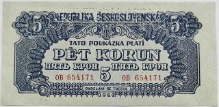 5 korún 1944 OB