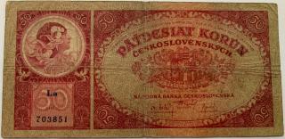 50 Kč 1929 La