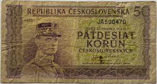 50 kčs 1945 JA