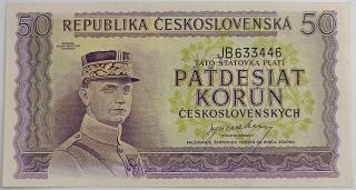 50 kčs 1945 JB