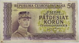 50 kčs 1945 JF