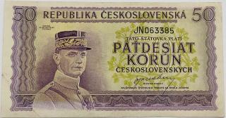 50 kčs 1945 JN