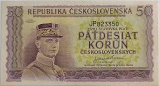 50 kčs 1945 JP