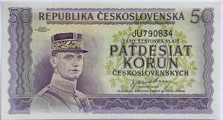 50 kčs 1945 JU perf.