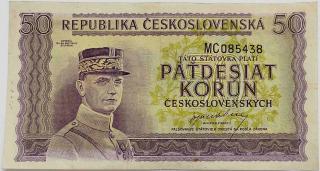 50 kčs 1945 MC