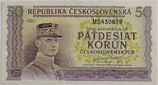 50 kčs 1945 MS