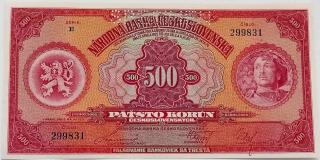 500 Kč 1929 E