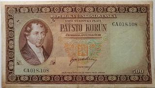 500 kčs 1945 CA