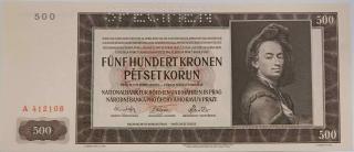 500 korún 1942 A