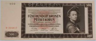 500 korún 1942 D