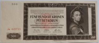 500 korún 1942 Ja