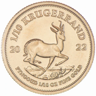 Krugerrand 1/10 Oz Au (Zlata investičná minca 1/10 Unce)