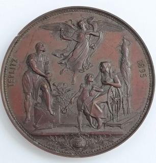 Medaila 1895 Teplice (Výstava malých motorov )