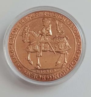 Medaila Ferdinand I. - novorazba (Meď)
