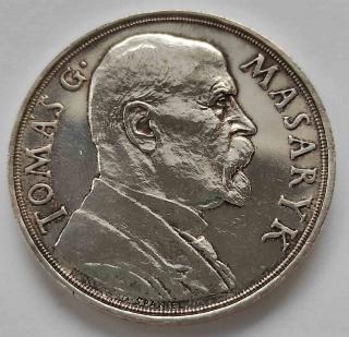 Medaila Masaryk 1935, 42mm Ag (85. výročie narodenia T. G. Masaryka)