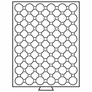Mincové boxy MB CAPS 21,5mm  - 48 mincí