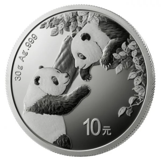 Panda 30 g Silver 2023 (Strieborná investičná minca )