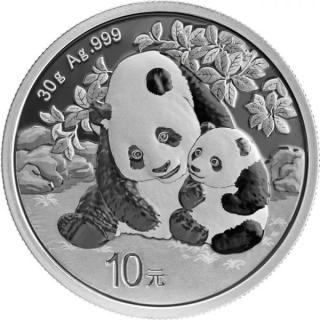 Panda 30 g Silver 2024 (Strieborná investičná minca )