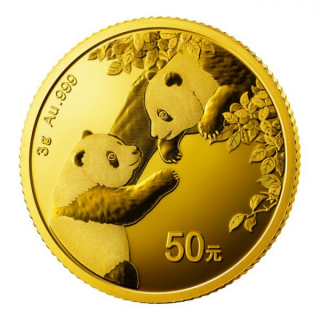 Panda 3g Gold 2023 ( zlatá investičná minca )